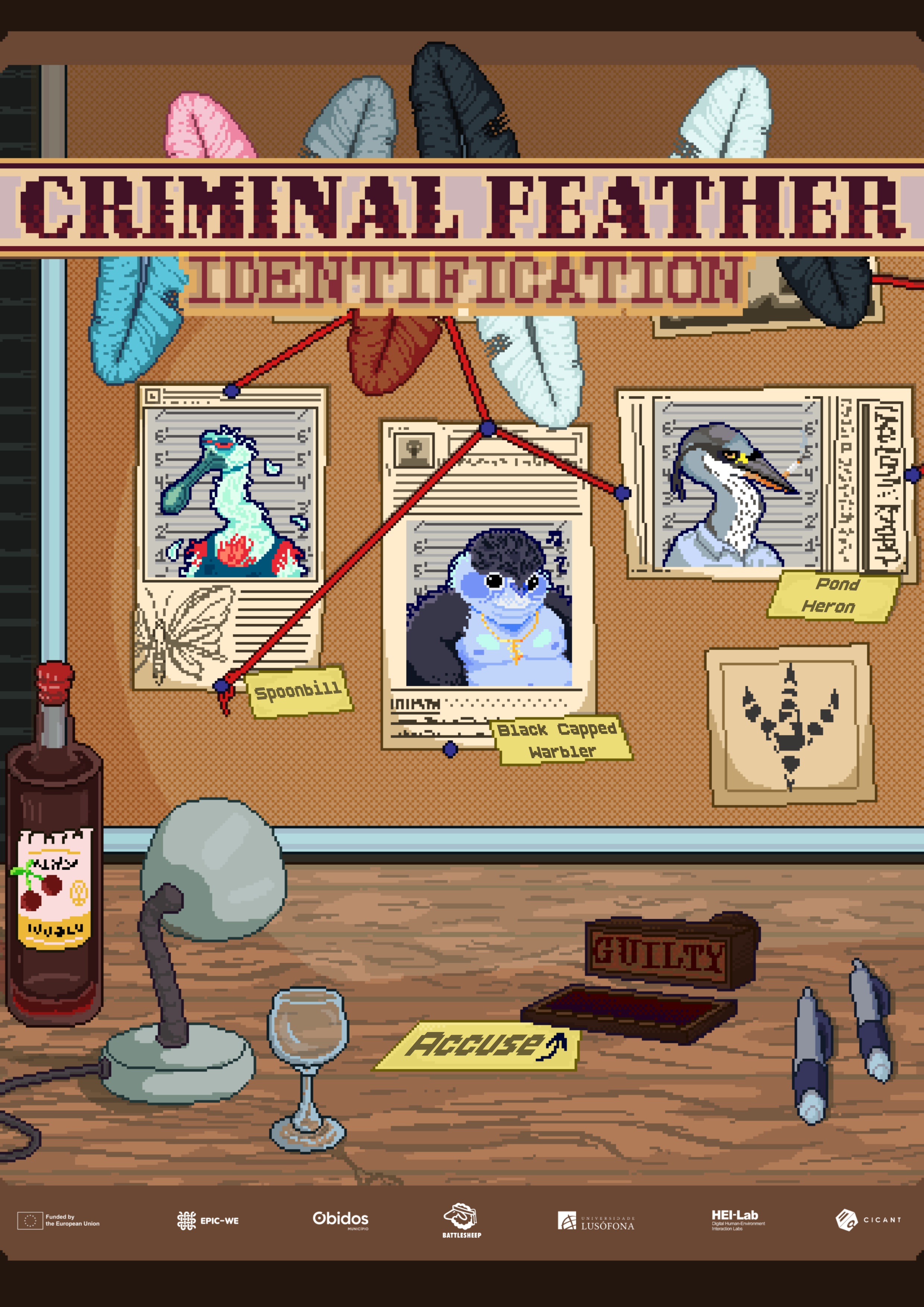 C.F.I.: Criminal Feather Identification poster